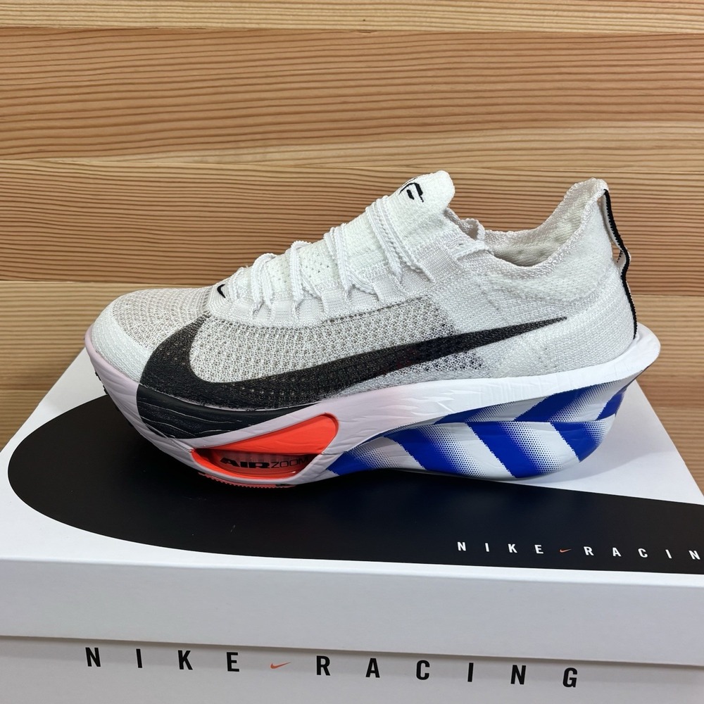 Nike Air Zoom Alphafly Next% 3 CM White Platinum Sneakers II7290-100 Men's 9.5